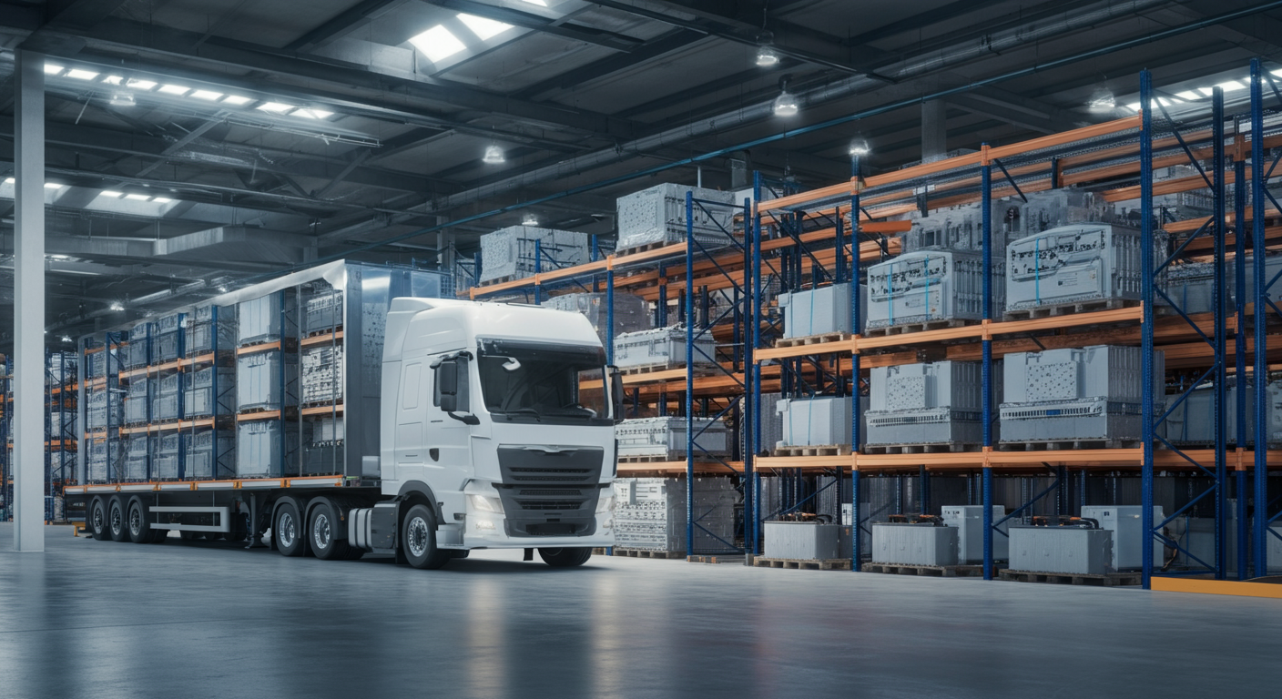 Transport baterii i akumulatorów litowych oraz EV – magazyn logistyczny IPL