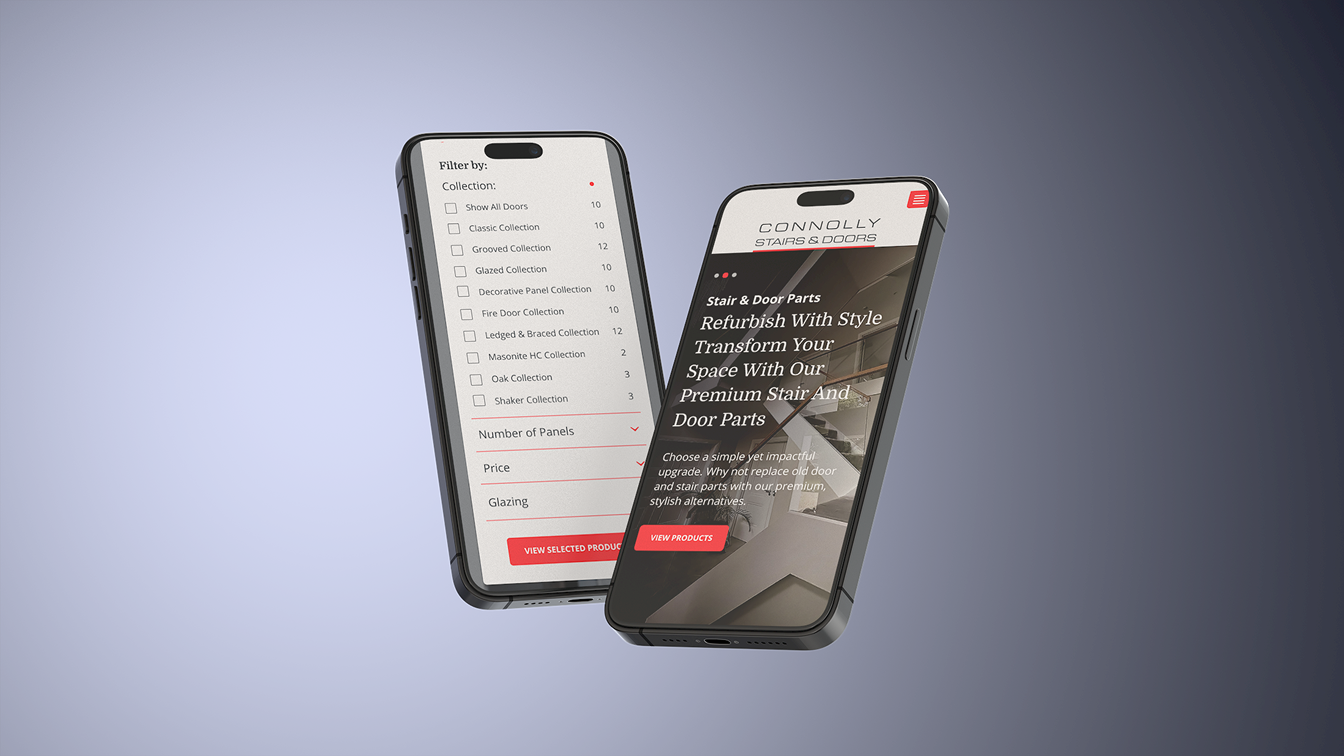design on mobile device
