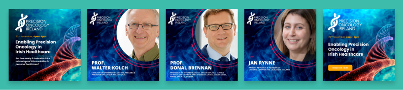 Healthcare event materials for advertising