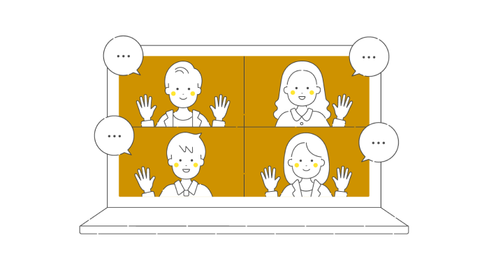 Animation of a video chat