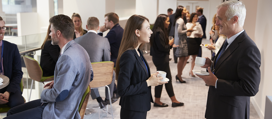 group of people networking