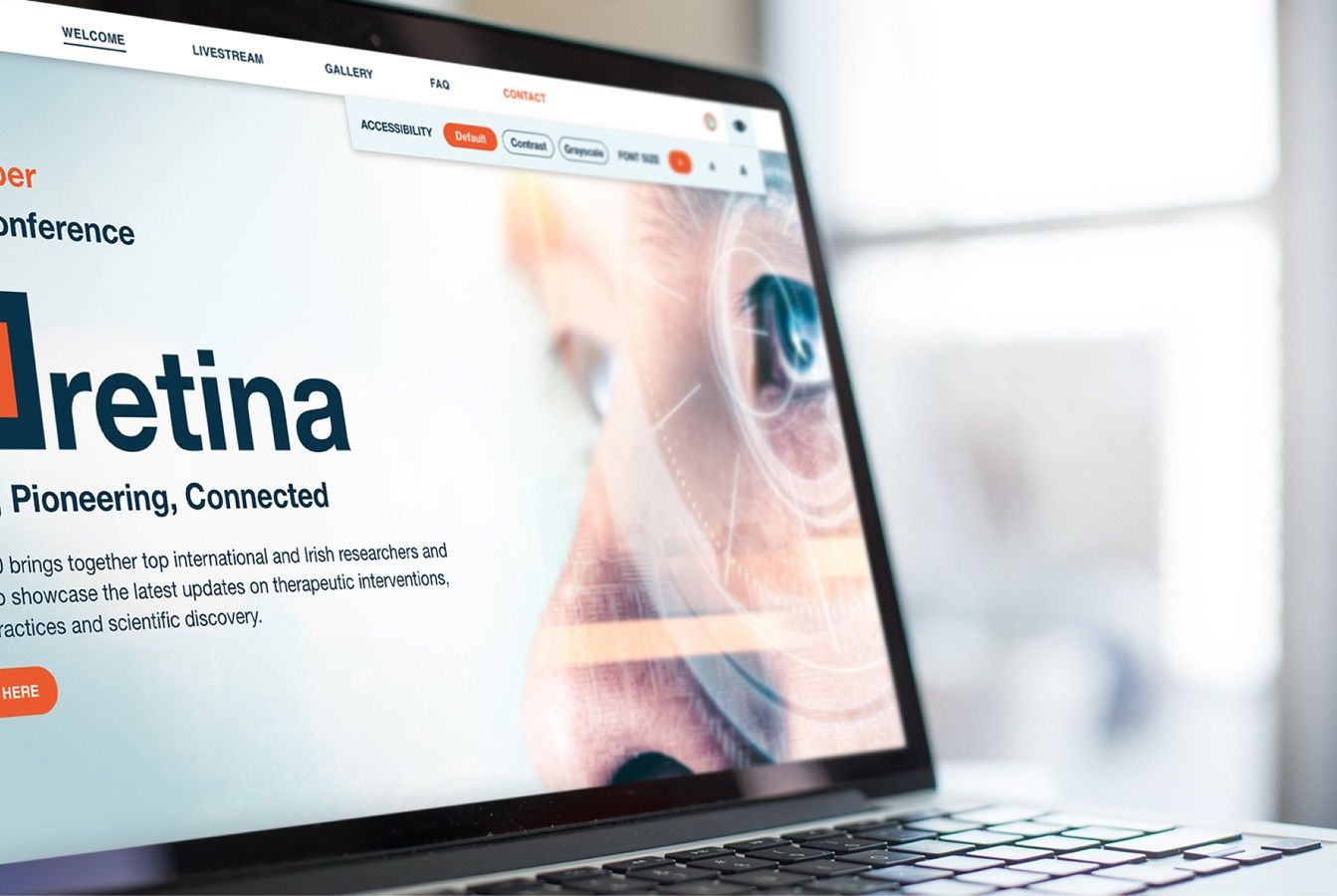 Fighting Blindness Responsive Website Retina 2020