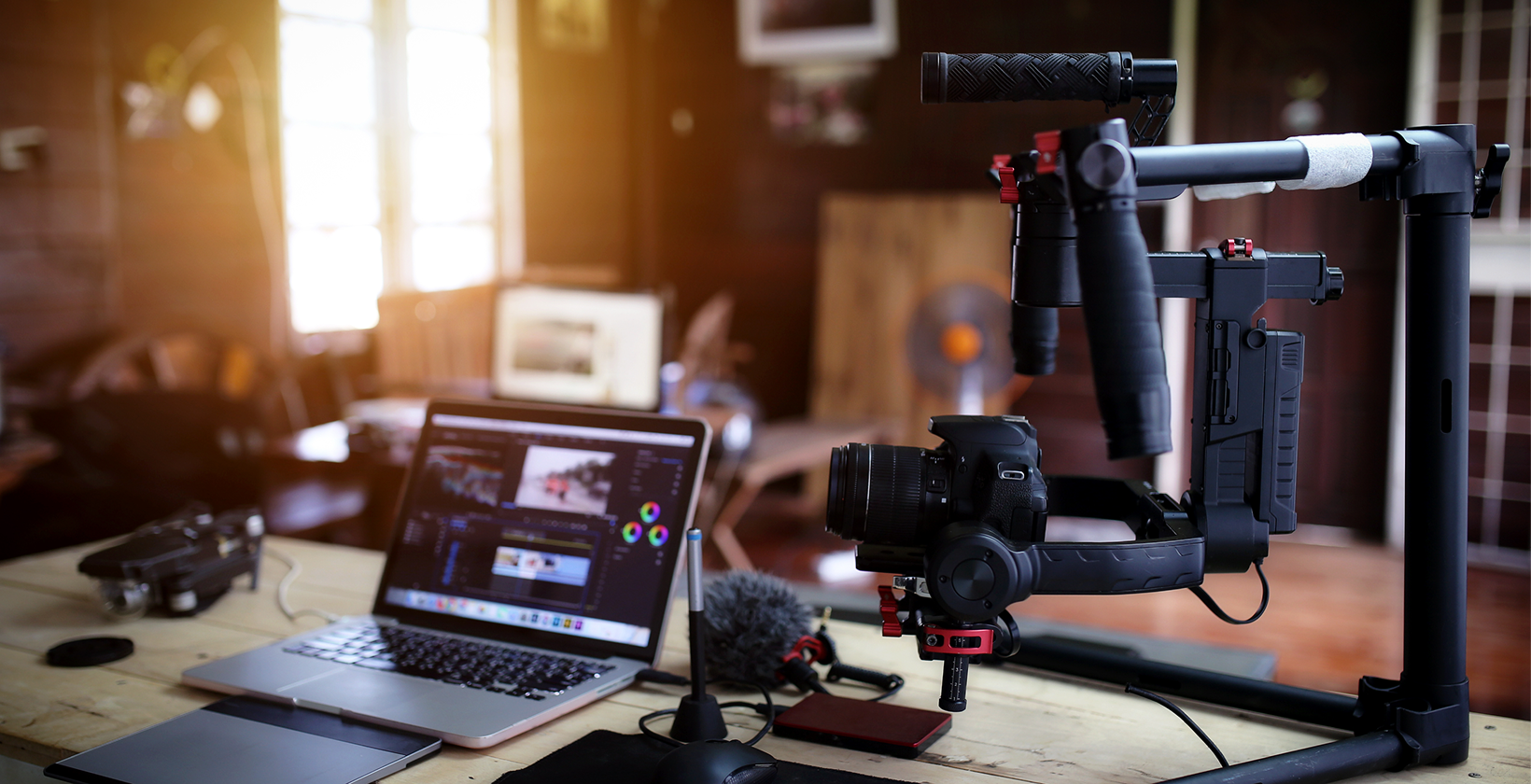 tabletop livestream setup