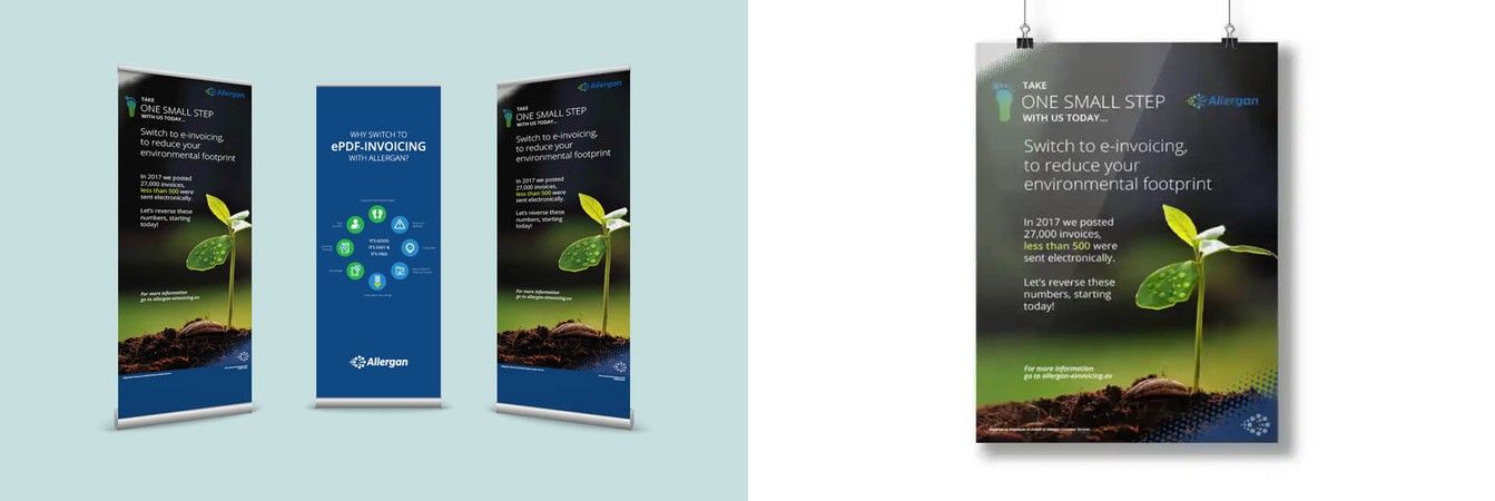 Allergan Healthcare Communications Banners