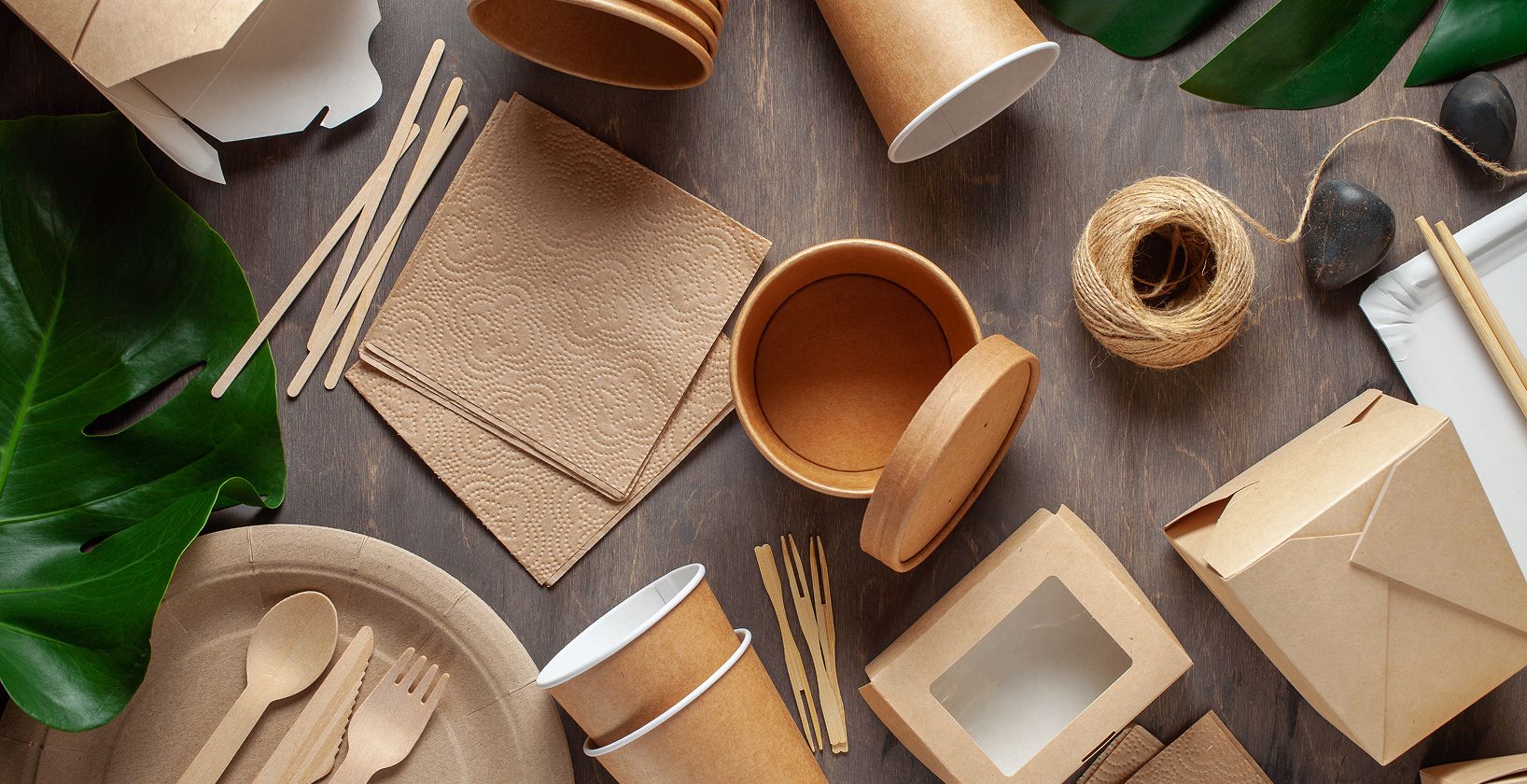 sustainable packaging on a table
