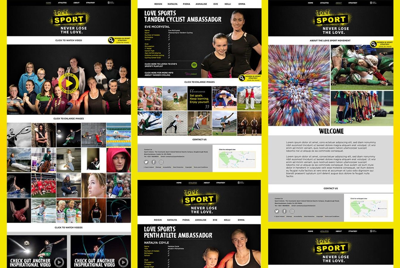 Sport Ireland Creative Website