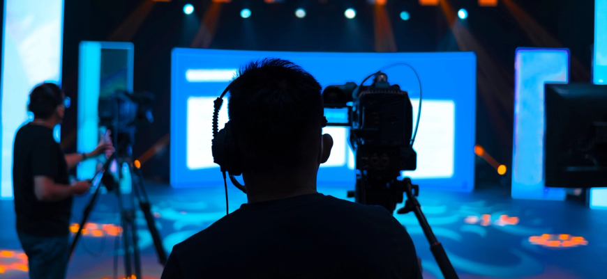 guys behind cameras