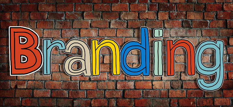 wordbranding in colourful letters