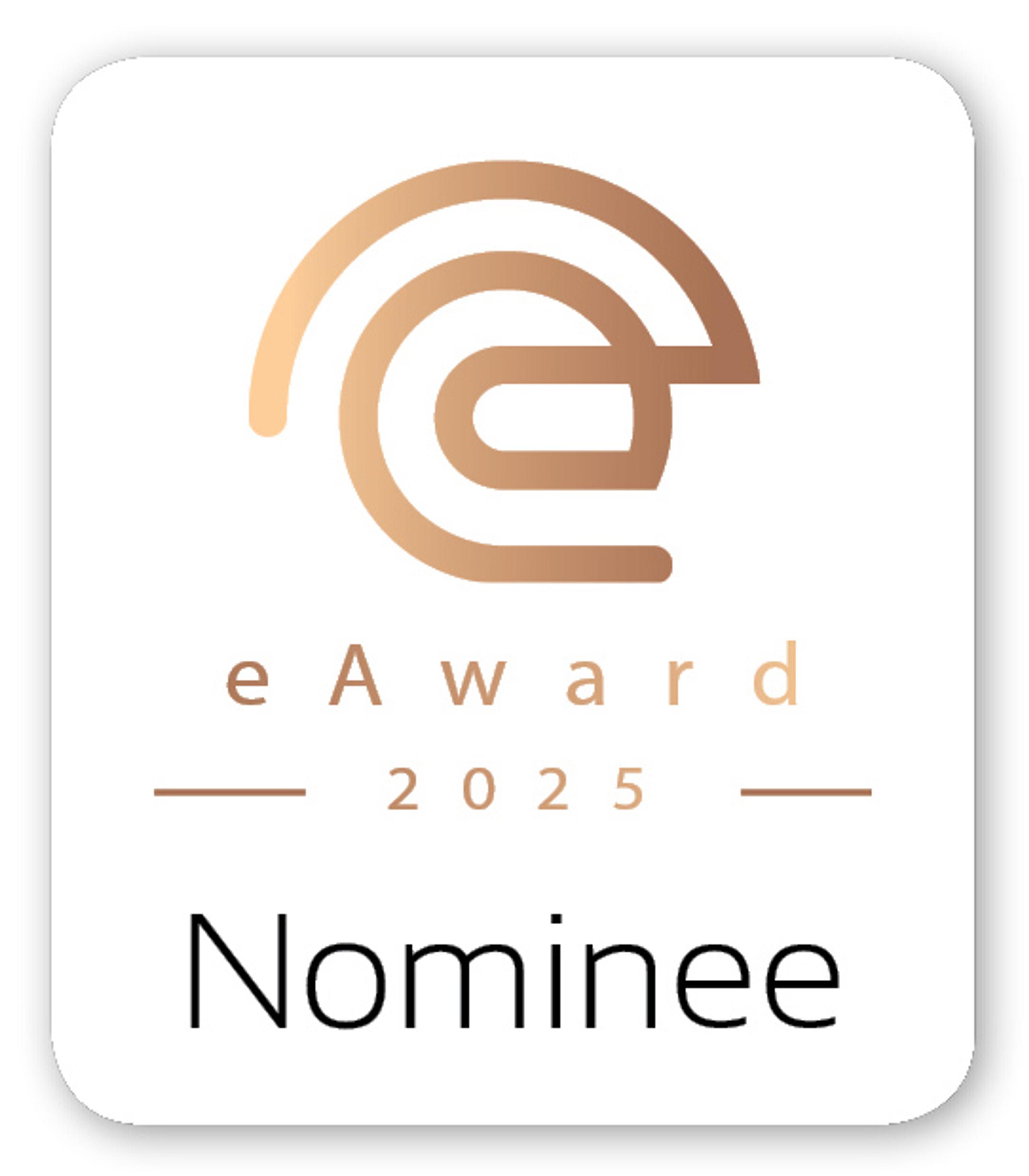 eAward 2025 nomination in the category "Services and Processes"