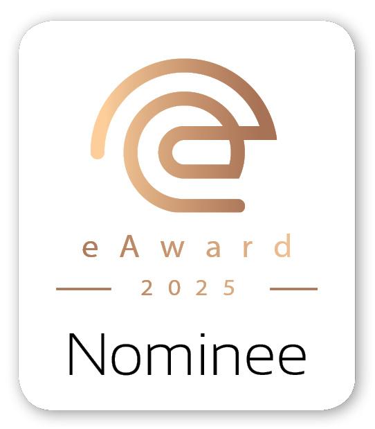 eAward 2025 Nominierung in der Kategorie "Services und Prozesse"