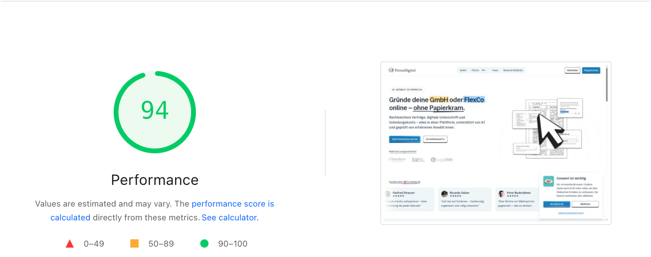 Firebase Performance Metrics Dashboard