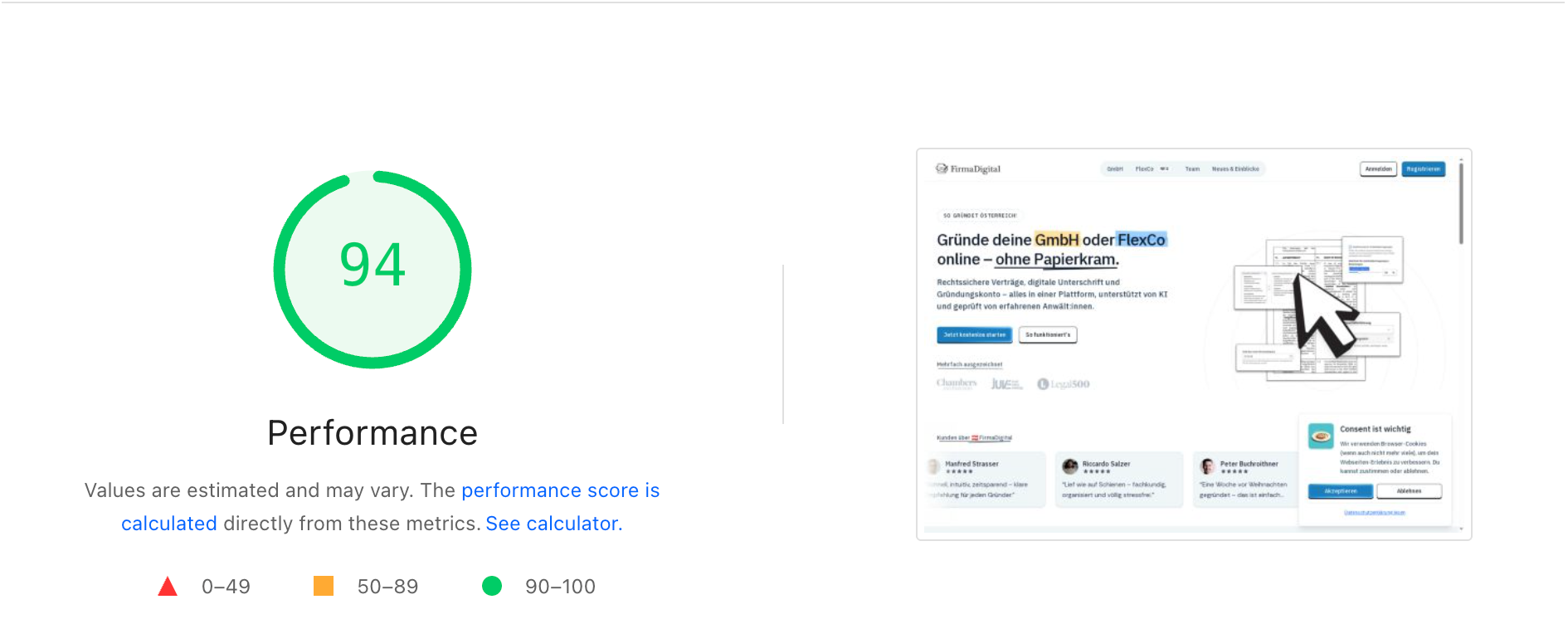 Firebase Performance Metrics Dashboard