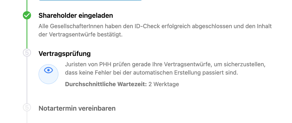 Expertengespräch für die Fertigstellung