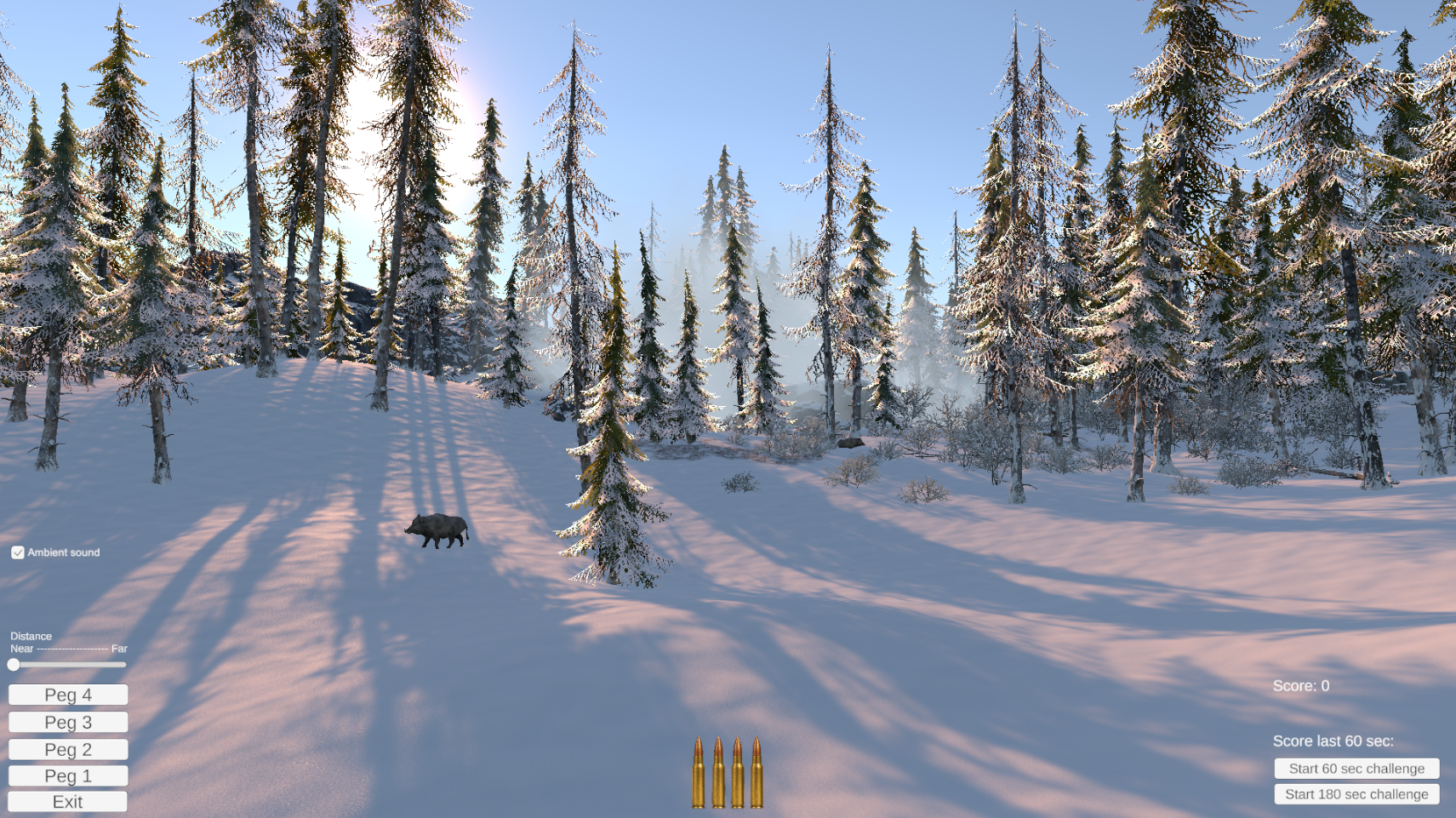 Winter Hunting Scenario