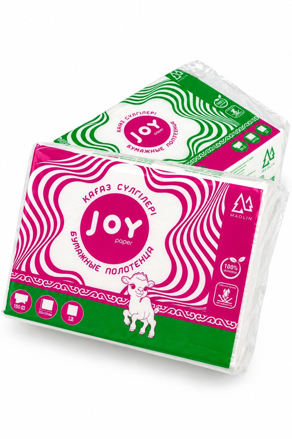 Бумажные полотенца JOY Paper, Z-сложение, 200 листов