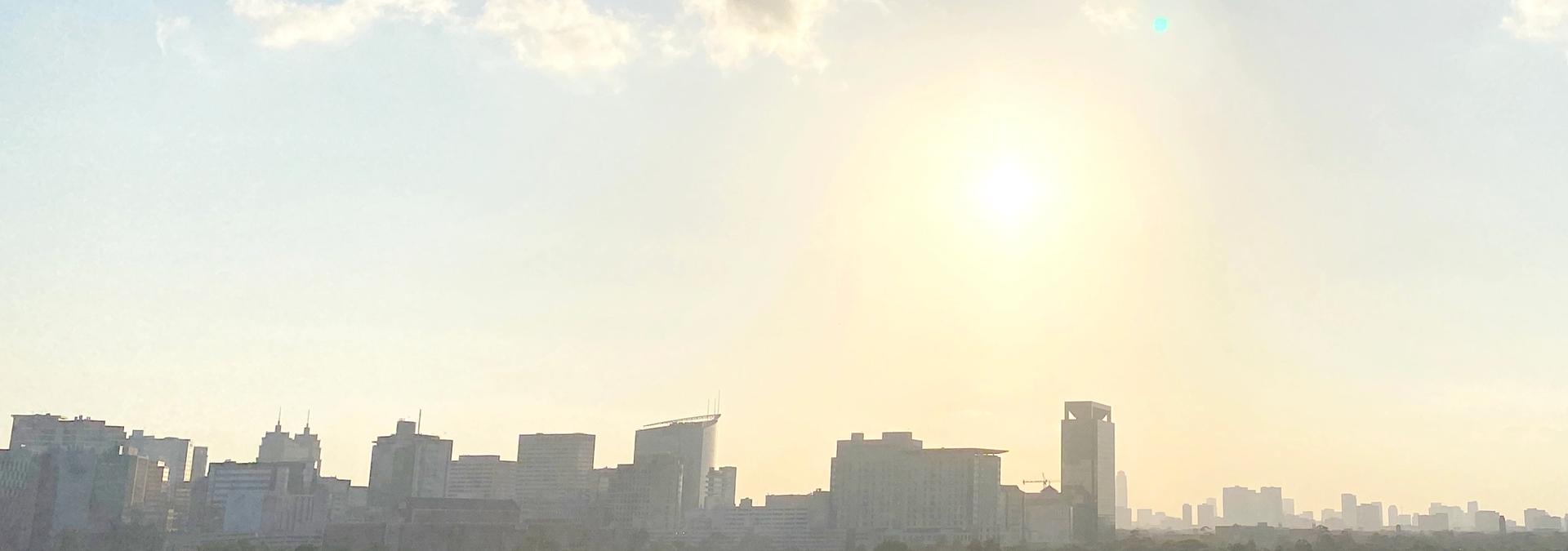 Nitrogen oxide and volatile organic compounds emitted by cars, trucks, industrial facilities and other sources react together with sunlight to form ozone. Photo: Allyn West.