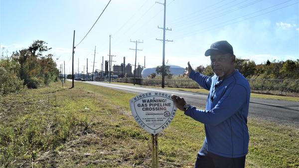 John Beard grew up in Port Arthur, Texas, not even three miles from the Oxbow plant that's one of the largest polluters in Texas. Photo: Tom Pelton.