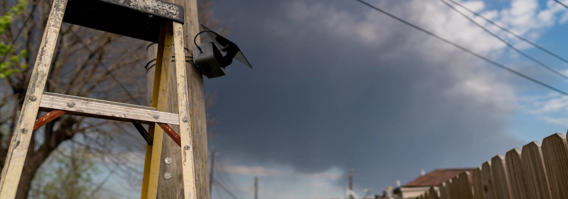 An air monitor installed and owned by Pleasantville residents helps them know what they are breathing.