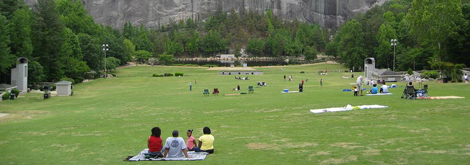 Stone Mountain Park outside Atlanta, says Brentin Mock, is just one American public space that was weaponized against Black people. Source: Wikimedia Commons.