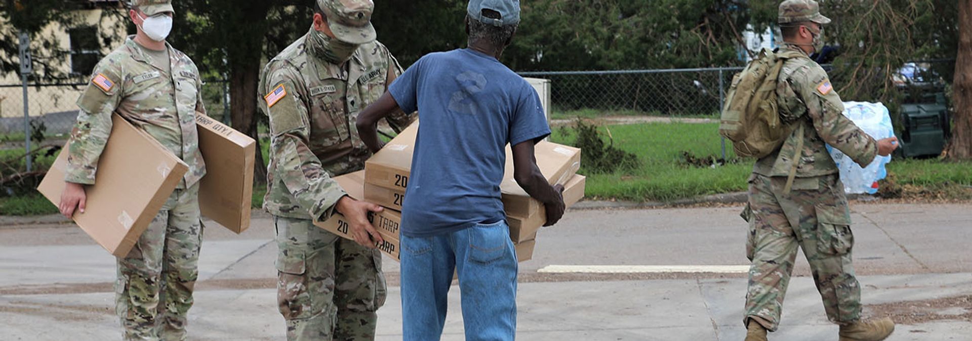 We have to make sure communities can respond and recover more quickly, and more fully, after storms like Hurricane Ida. Photo: Lousiana National Guard.