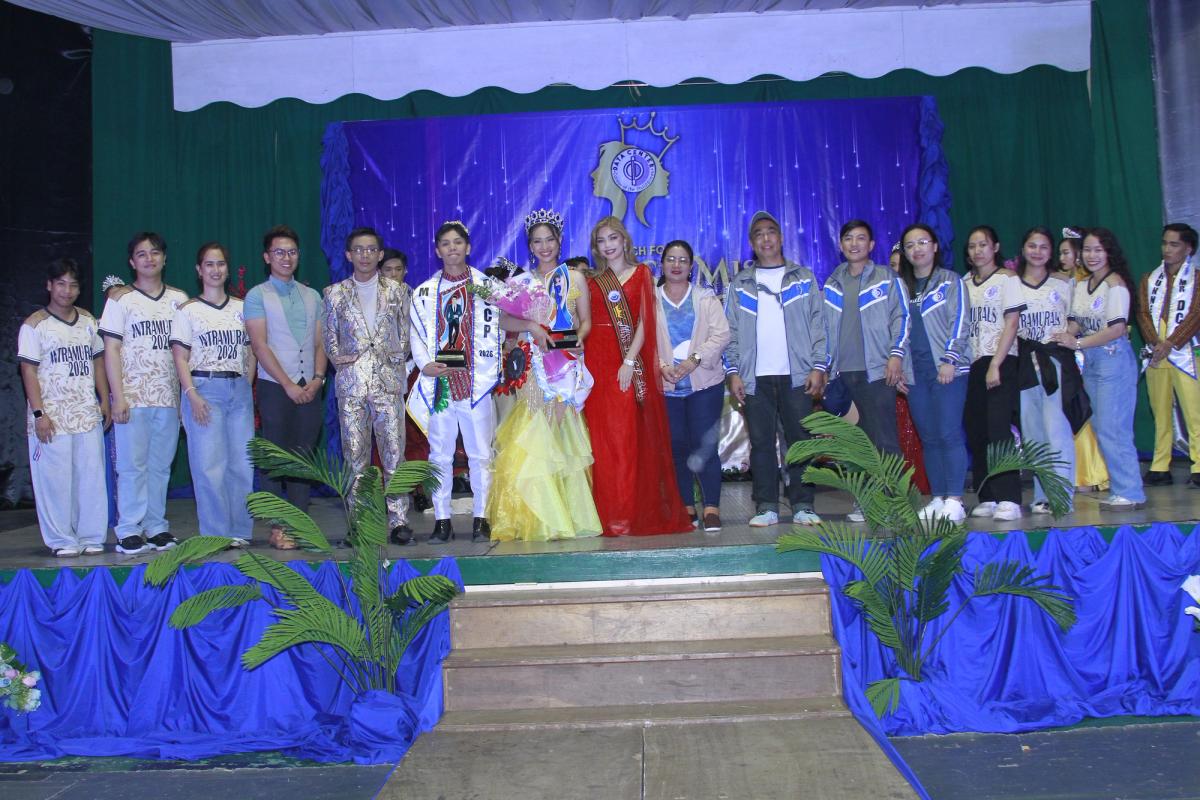 Crowned Ms. & Mr. DCCP for Intramurals 2026 with Former Ms. & Mr. DCCP From Intramurals 2025