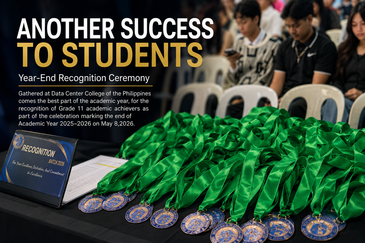 ANOTHER SUCCESS TO STUDENTS-Year-End Recognition Ceremony