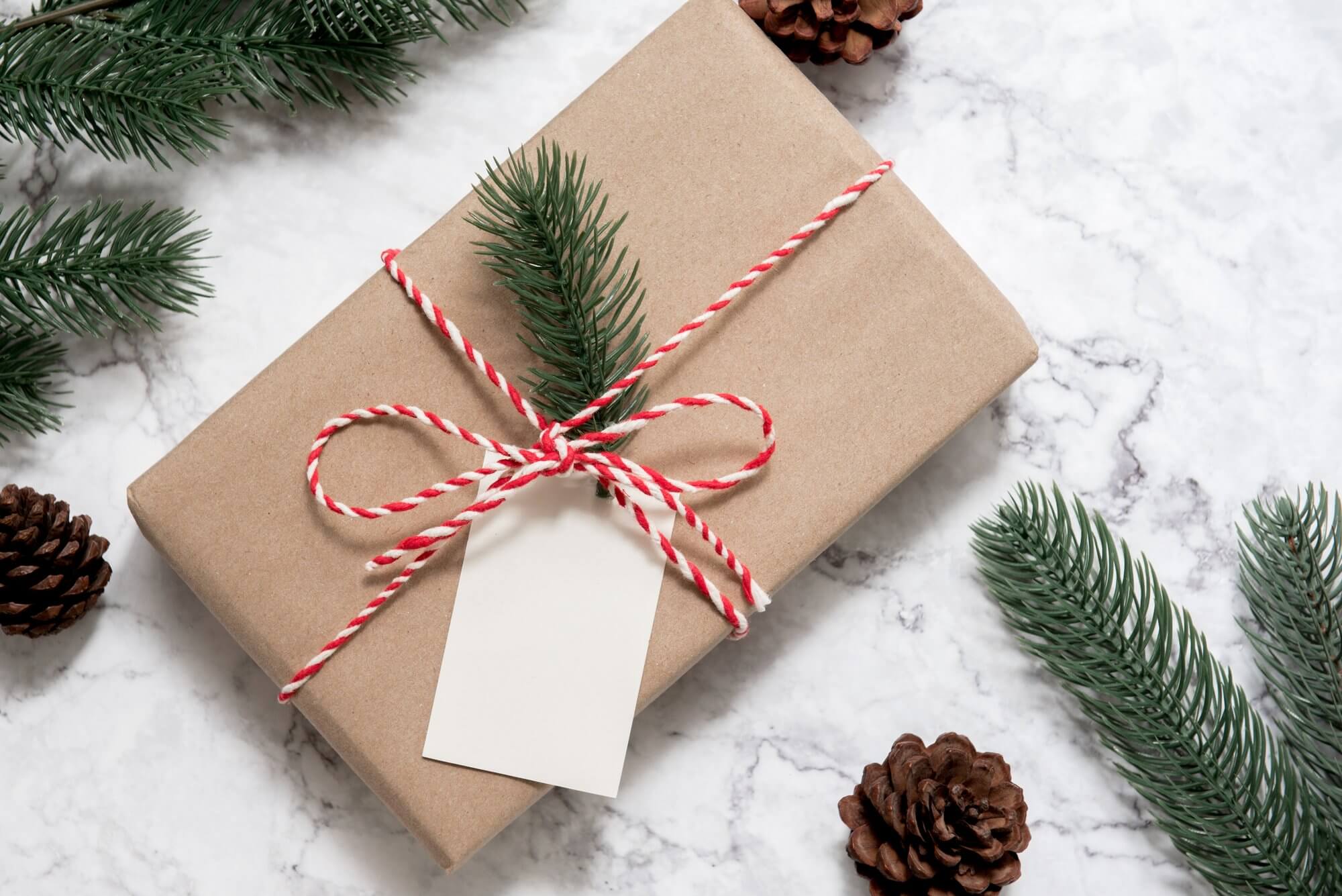 reused wrapping paper