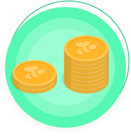 coins graphic