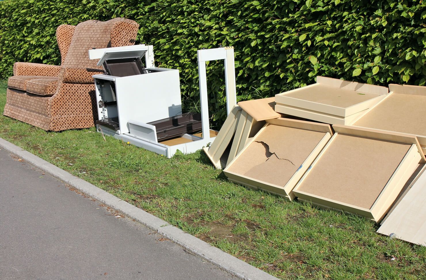 bulky waste be the roadside