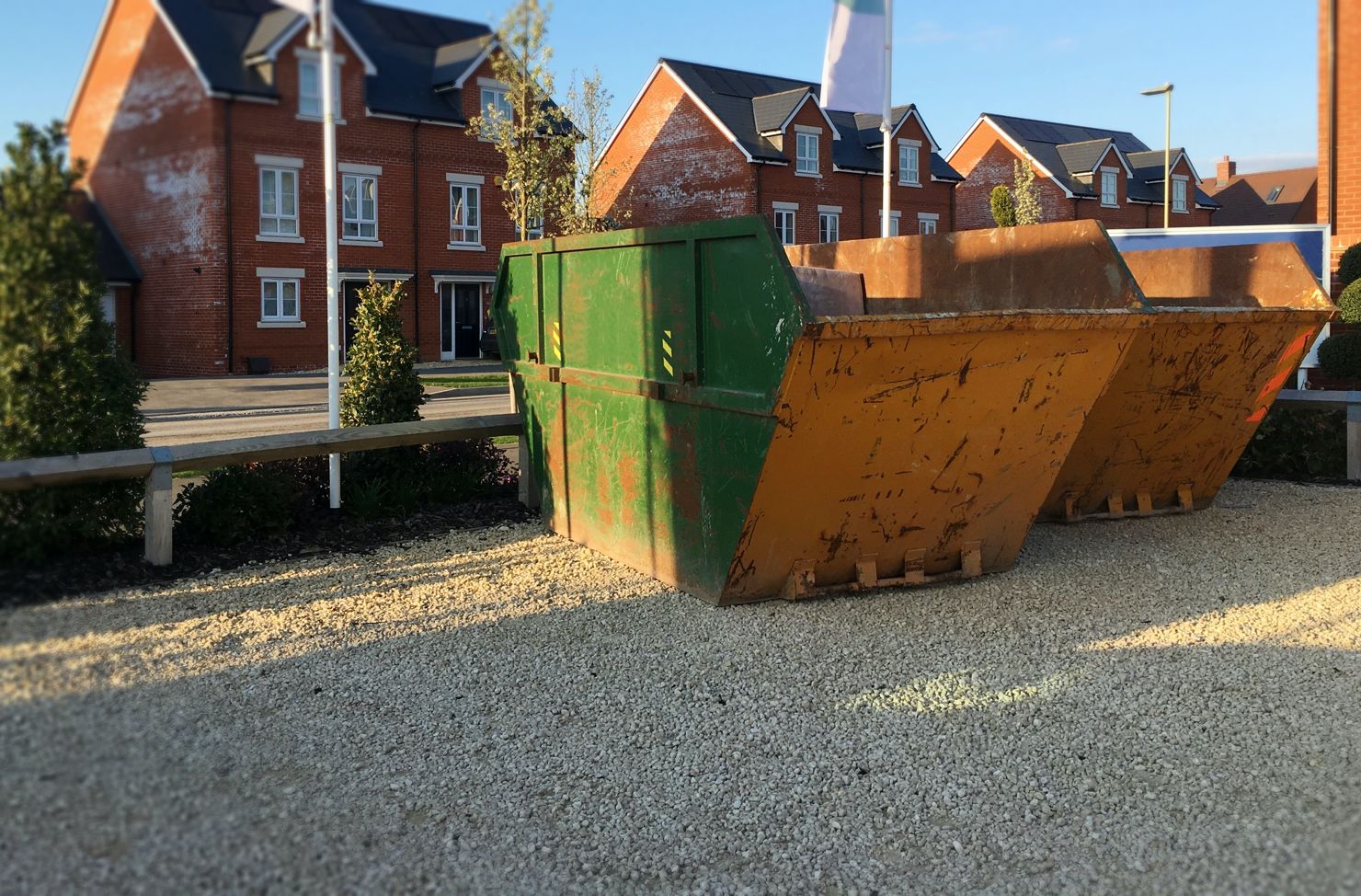 wait and load empty skips