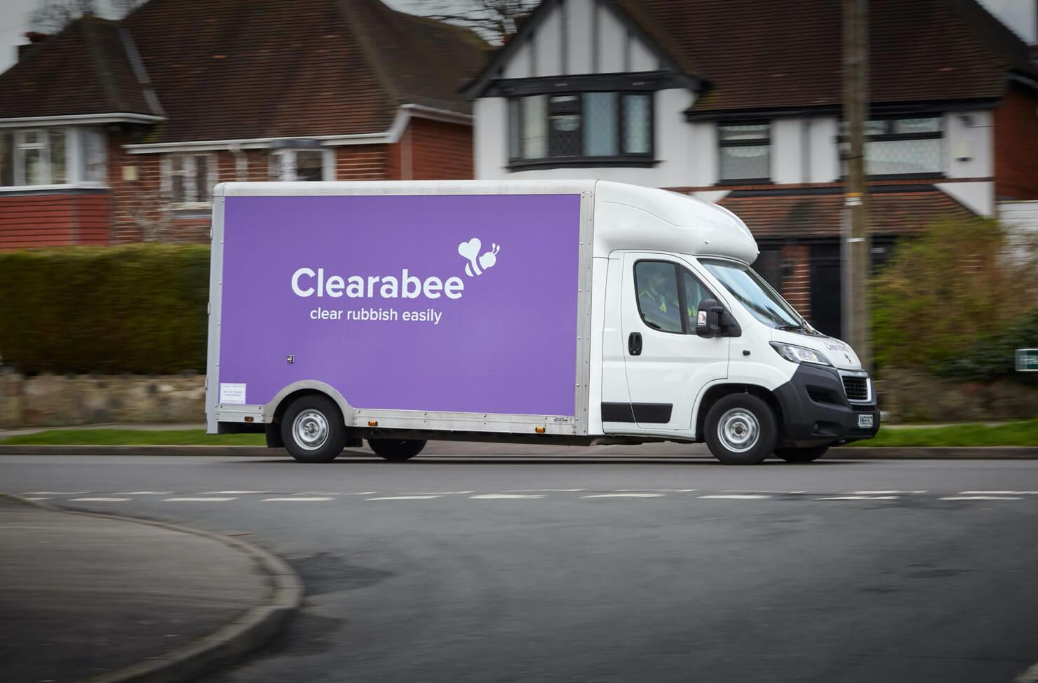 Rubbish removal vans