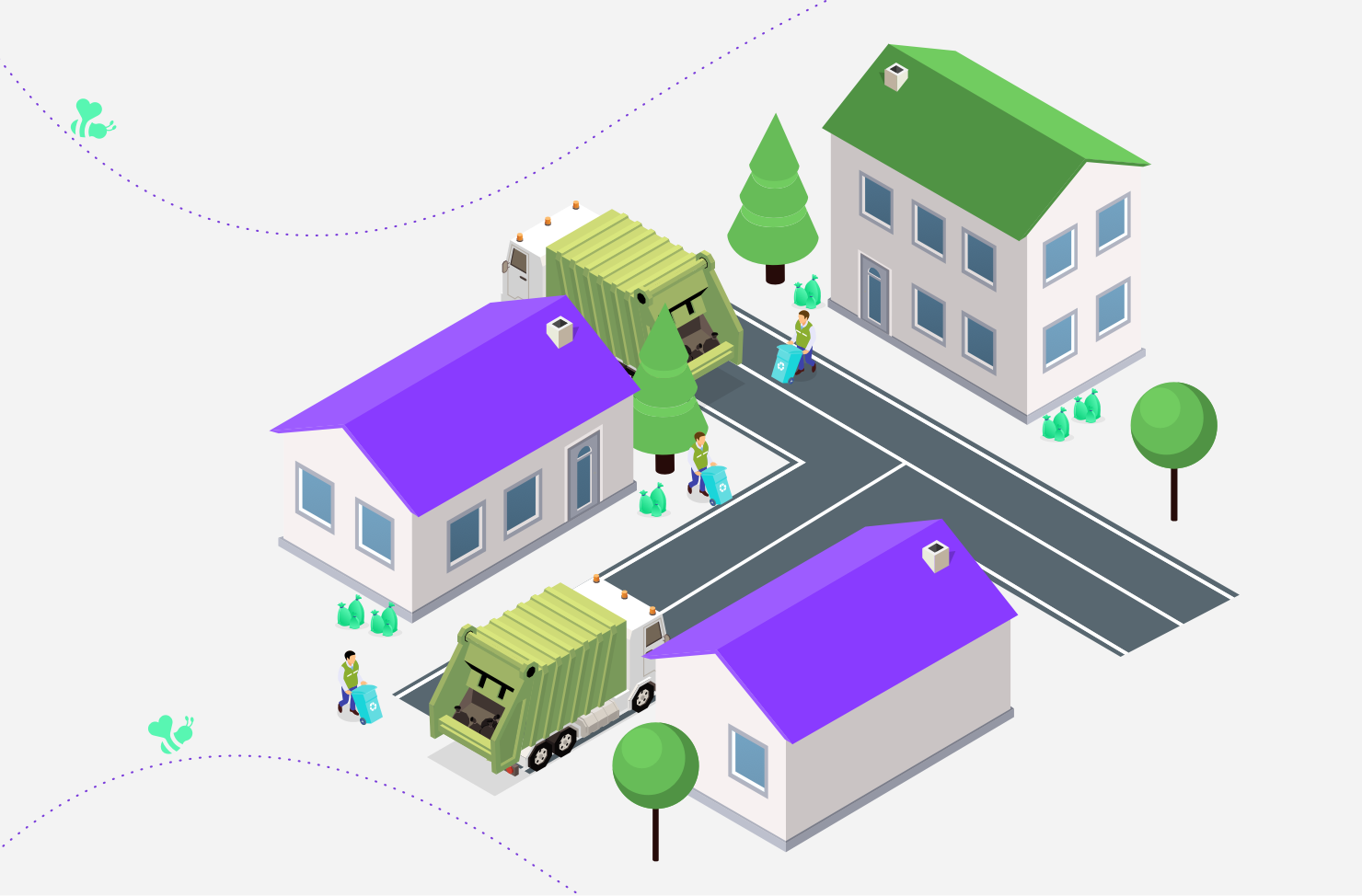 bin collection graphic