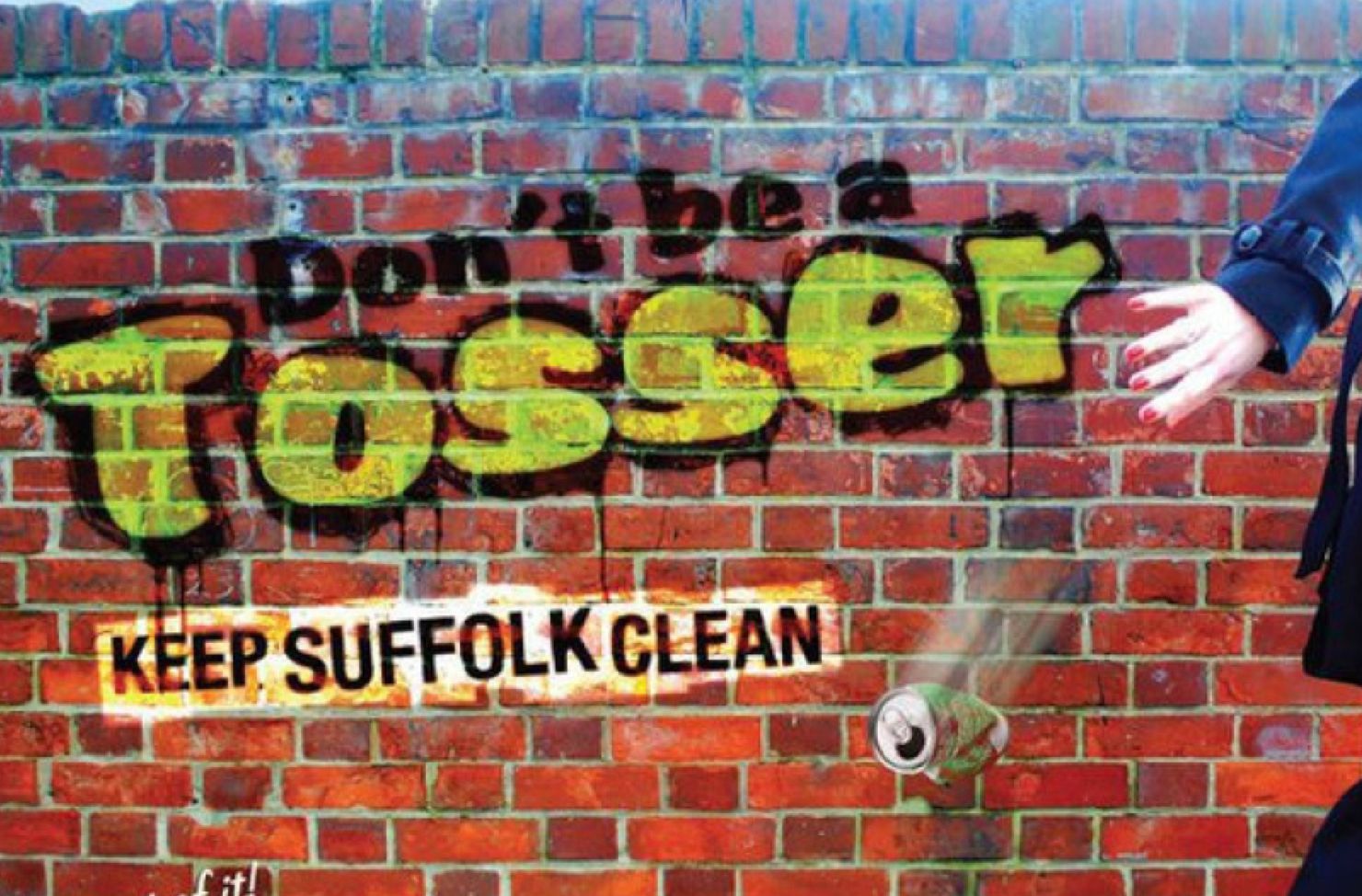 Don't Be A Tosser campaign