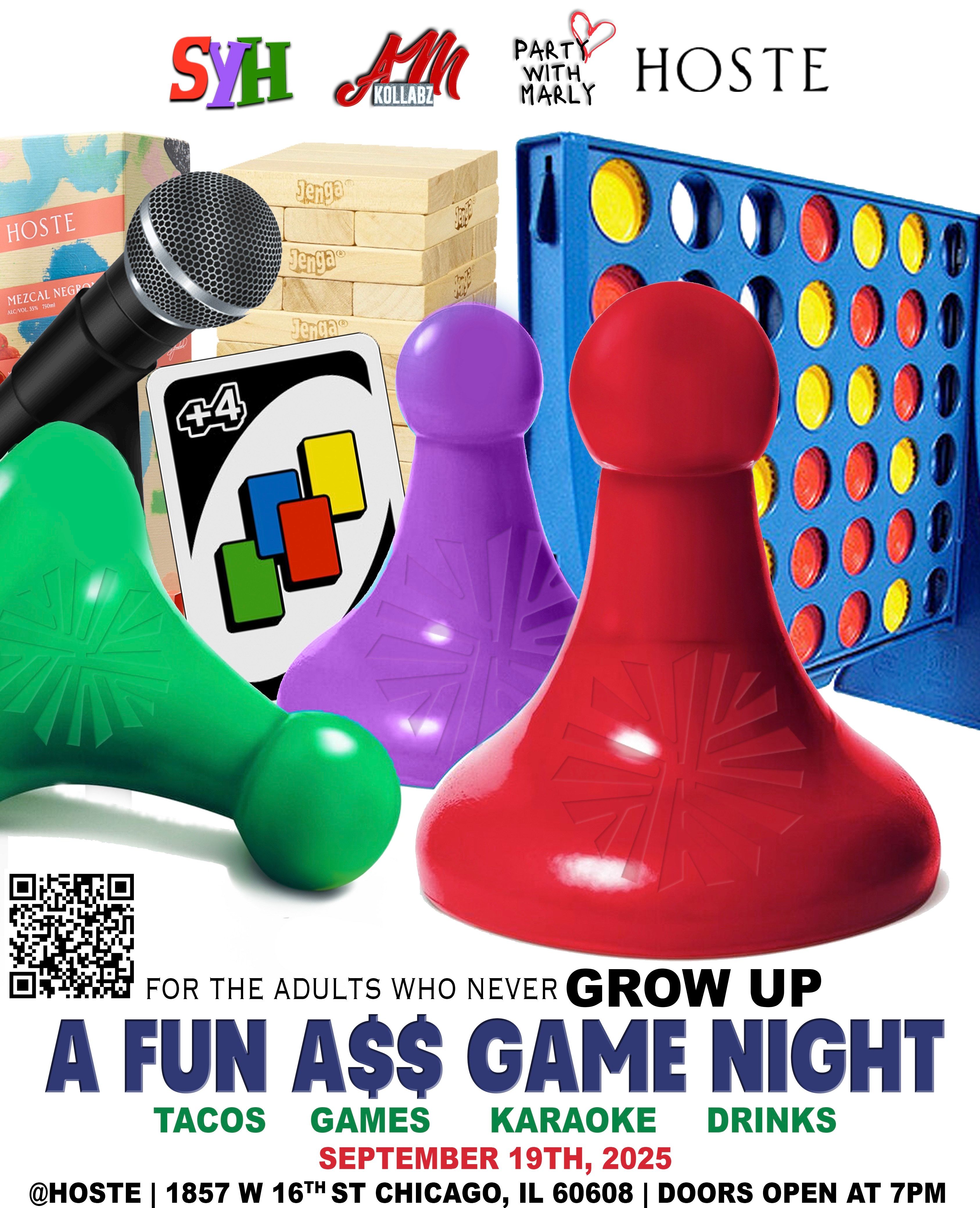Event: Fun A$$ Game Night 