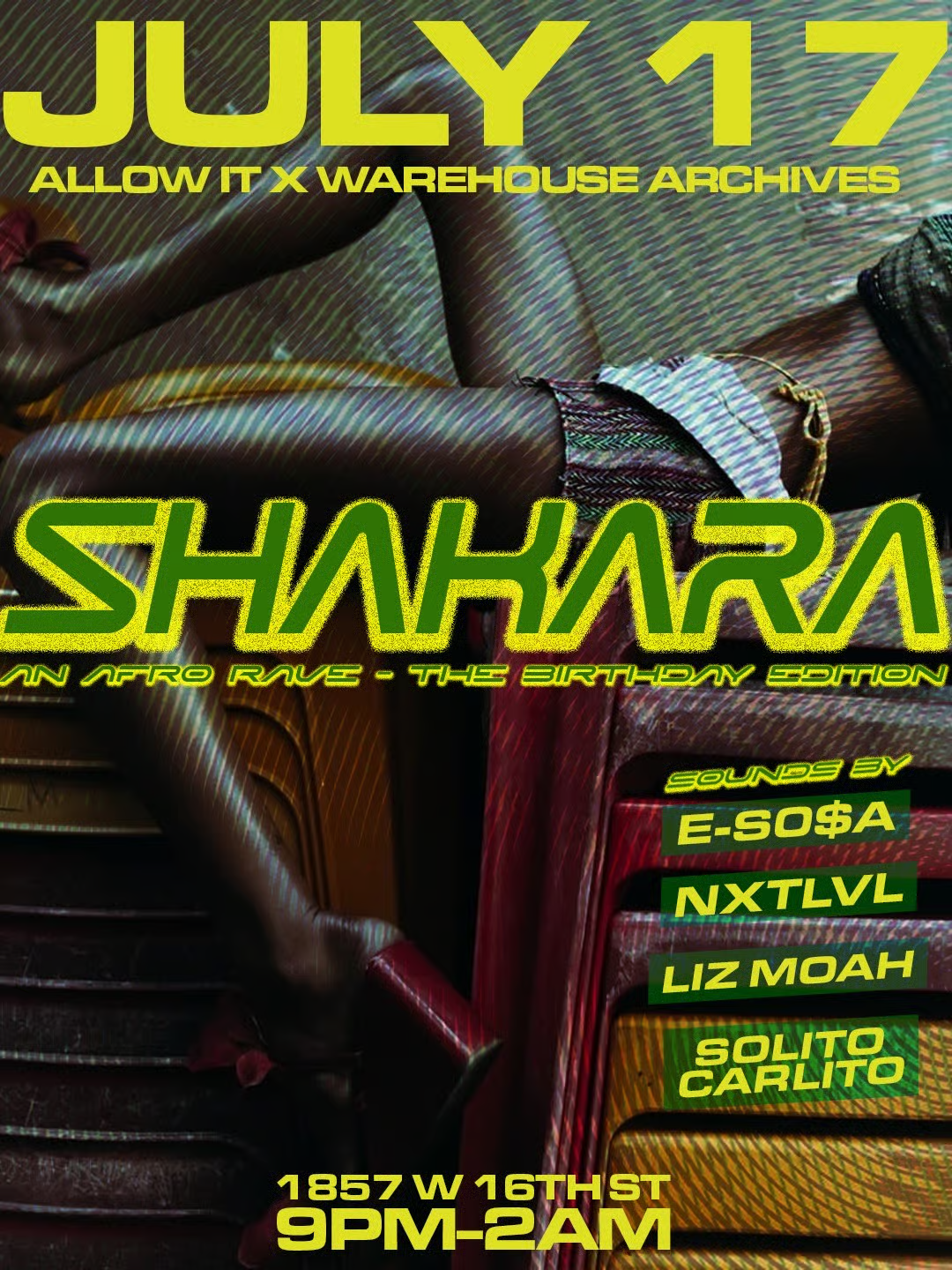 Event: SHAKARA: an afro rave