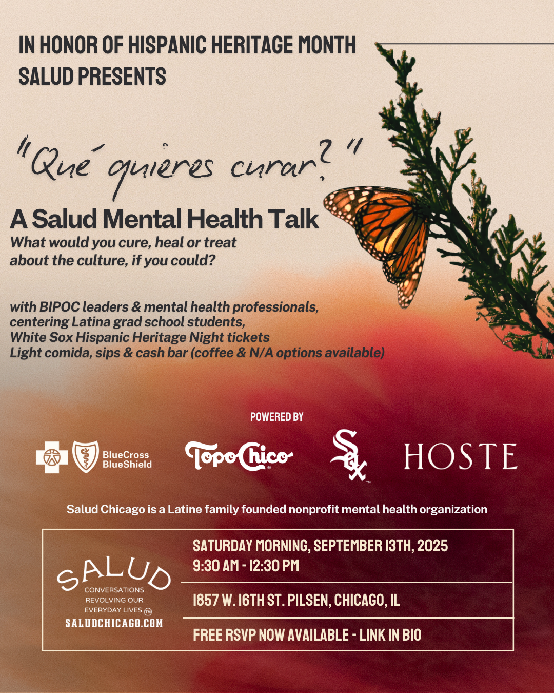 Event:  "Qué Quieras Curar?" (What do you want to cure?)