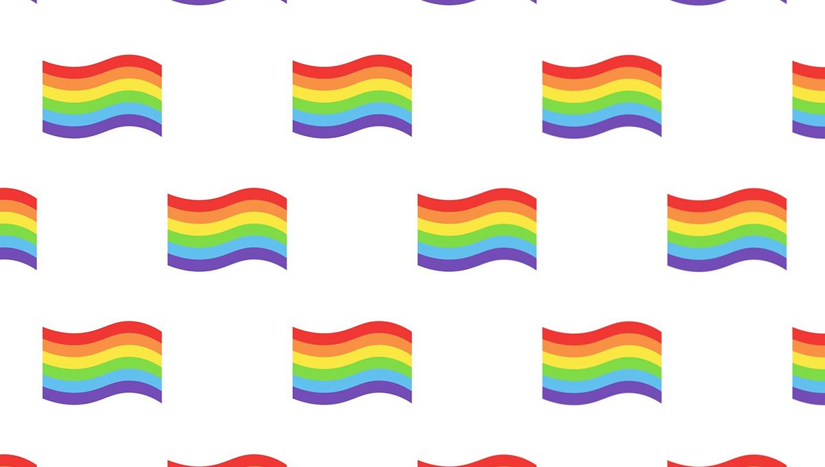 Pattern of Pride flags