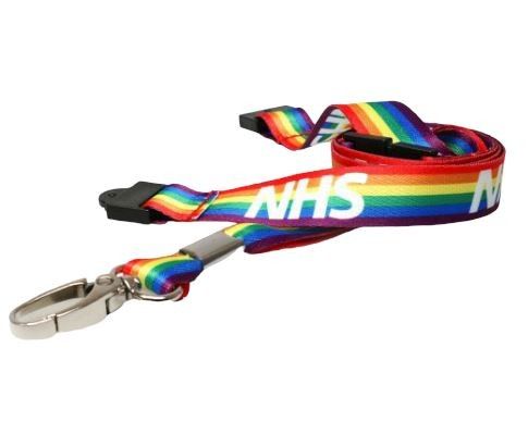 NHS rainbow lanyard