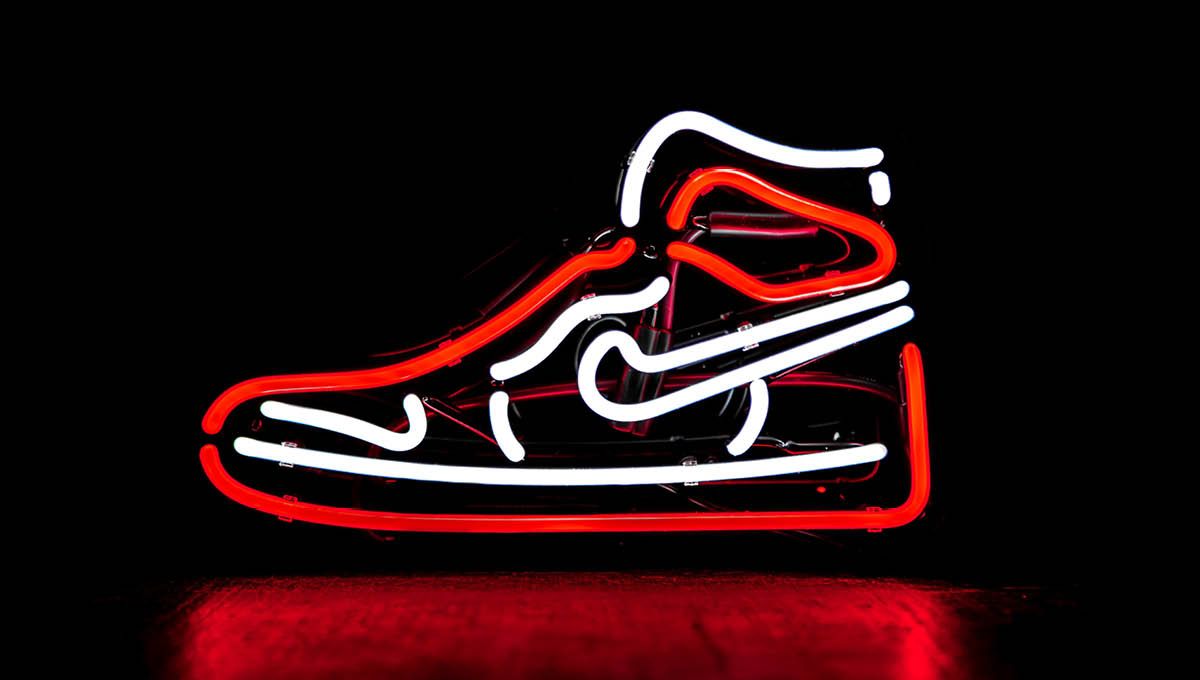 Nike neon sign