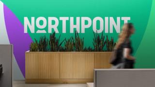 Northpoint branding on office wall