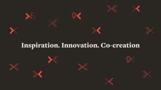 Graphic reading 'Inspiration. Innovation. Co-creation.'