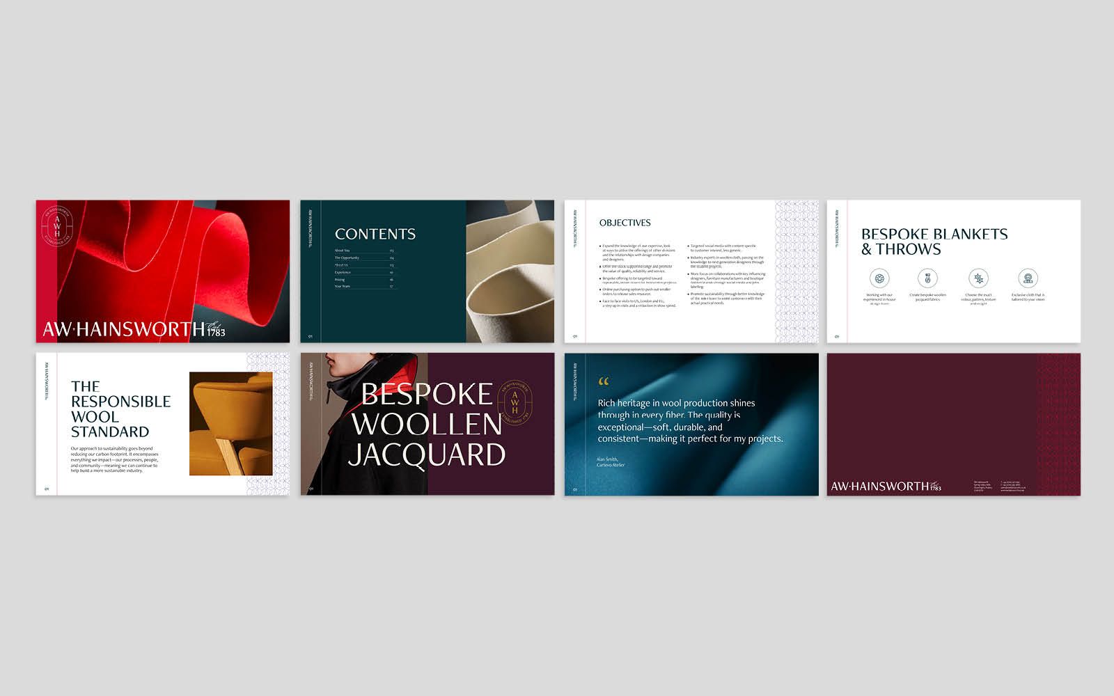 AW Hainsworth brand guidelines