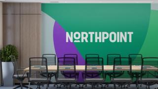 Board room with Northpoint branding