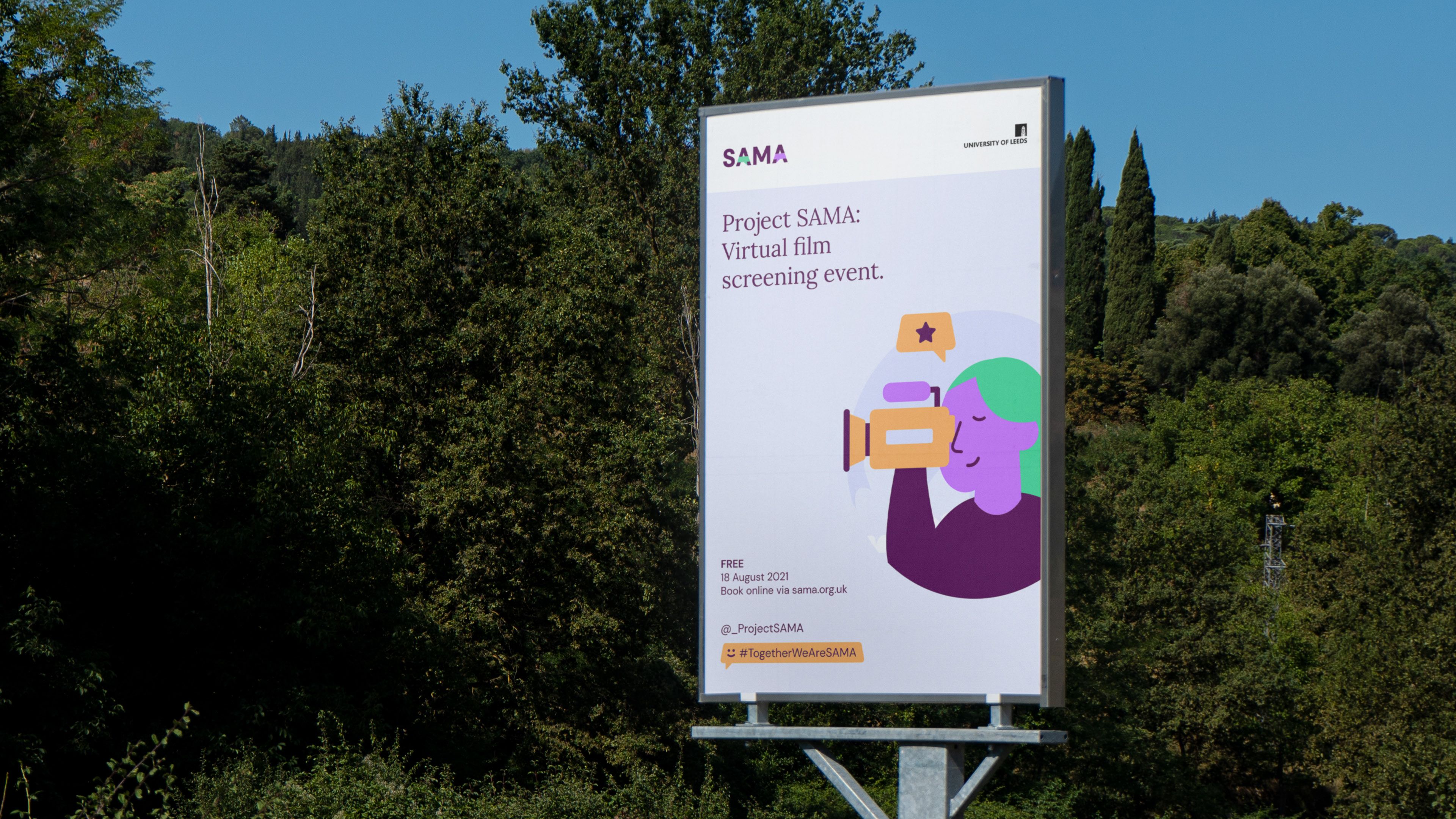 SAMA roadside promo poster