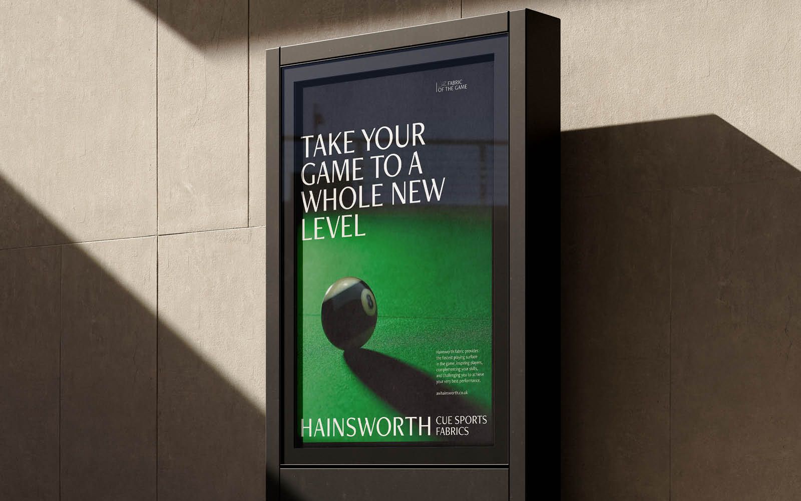 AW Hainsworth advert