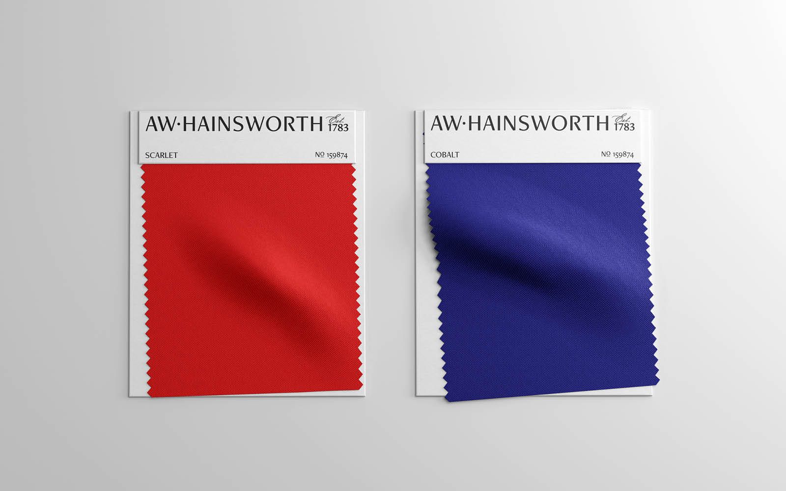 AW Hainsworth fabric samples