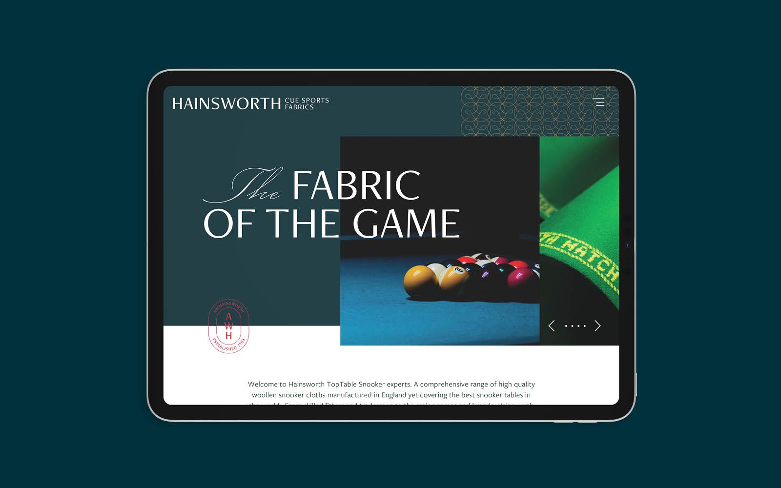 AW Hainsworth website