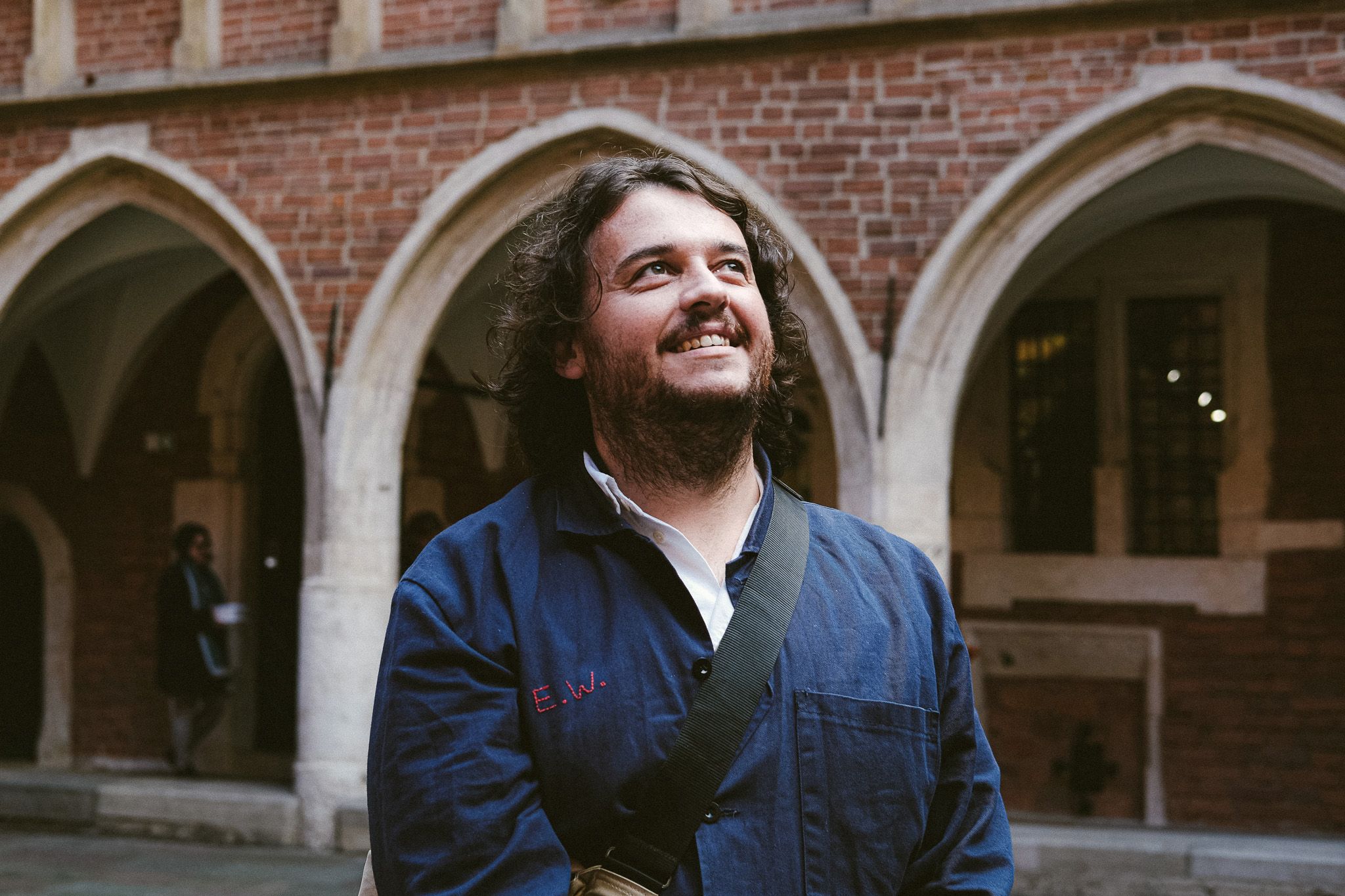 Portrait of a man in the old University