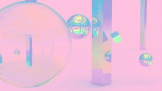 Abstract glass shapes