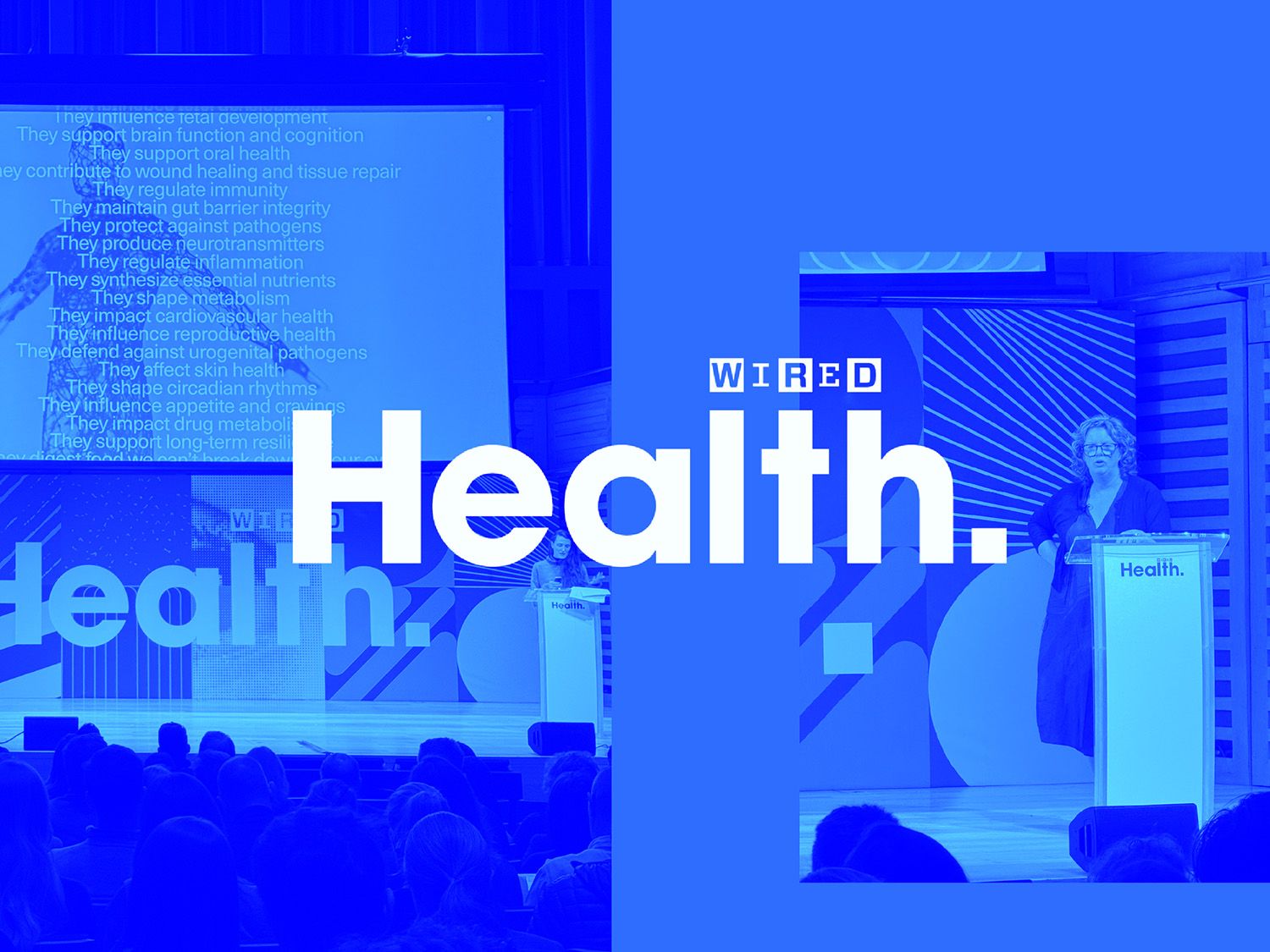 Collection of photos from Wired Health 2025 event